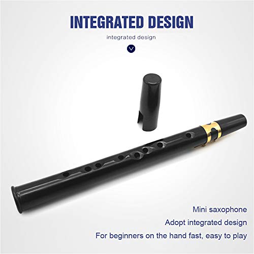 Fdrirect Kit de saxofone de bolso, 1 mini sax instrumento de sopro portátil Instrumentos profissiona