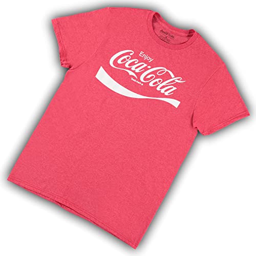 Coca-Cola Mens Red Shirt - Have A Coke And A Smile Tee - Coke Soda Classic T-Shirt (Red, Small) #TOP6