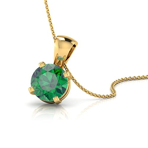 Buy CaratLane 18K Yellow Gold Emerald 