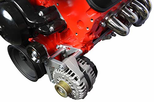 ICT Billet LS Truck Iron Block Interior Third (3rd) Hole Bracket Low Mount Accessory Missing Casting Boss Alternator Fuel Pump Compatible with Silverado LM7 LQ4 L59 LQ9 LMG L96 LC8 551921-LS01 by ICT Billet - Image 5