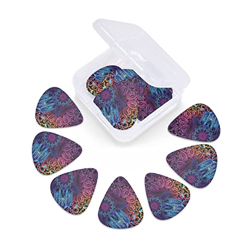 Lot de 12 médiators de guitare en forme de main de Fatima mystique bohème pour guitare basse électrique, acoustique, cadeau avec boîte - Les Beatles, Paul McCartney, John Lennon, RIngo Starr, George Harrison Lot de 12 médiators de guitare en forme de main de Fatima mystique bohème pour guitare basse électrique, acoustique, cadeau avec boîte – Image 4