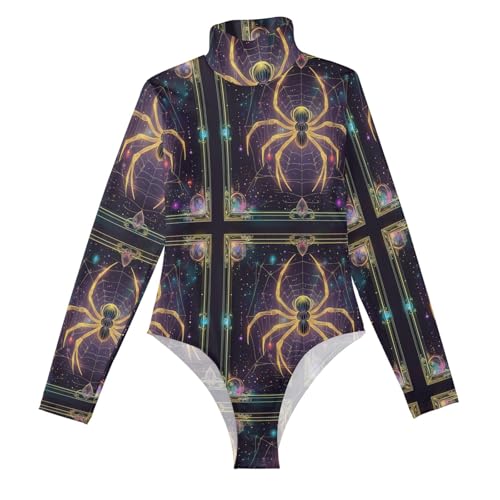 Débardeur à manches longues femme top sexy col roulé tarot M