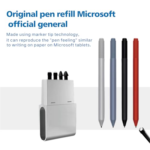 Pen Tips for Surface Pen (4 Packs, 2*HB/2H/H), Original Surface Pen Tips Replacement Kit fit Microsoft Surface Pro 2017 Pen (Model 1776) / Surface Pro 4 Pen, Original Pen Nibs for Surface by JvKzaen - Used condition - Image 6