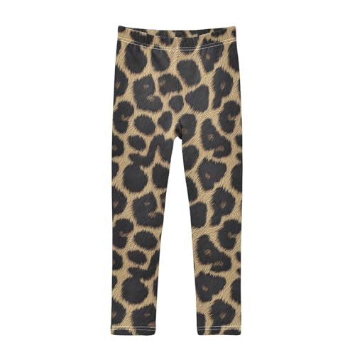 Girls Leggings Leopard Print Soft Toddler Leggings for Girls Kids Pants Size 4T-10T