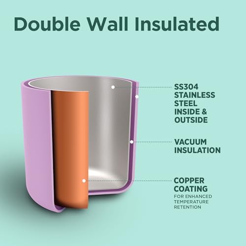 Image of Milton Swing 900 Thermosteel Water Bottle 770 ml with One Touch Safety Lock, Long Hours Hot and Cold, Leak Proof Lid, ISI Certified I Vacuum Insulated I for Office, Gym, School I Purple