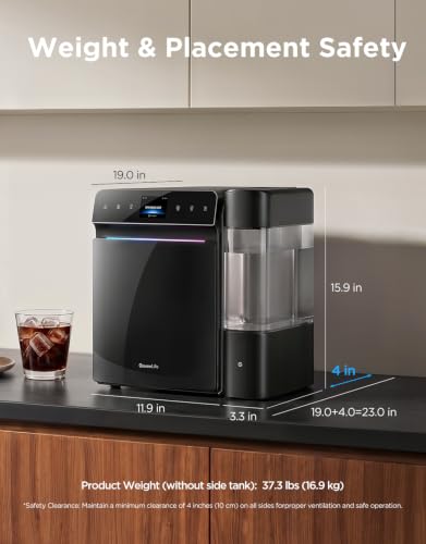 Image of GoveeLife Smart Countertop Ice Maker 2 Pro, 3 Mins 9 Ice Cubes with 3 Sizes