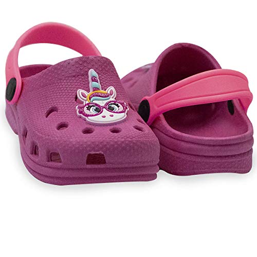 Kit com 3 Pares de Babuche - Sorvete Roxo, Unicórnio Rosa e Peixe Rosa - 23/24