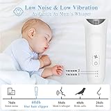 CARER SPARK Baby Haarschneider mit Vakuumfunktion, Leiser Akku-Trimmer für Kleinkinder Wasserdicht USB Wiederaufladbar Kinder Haarschneidemaschine mit 3 Führungskämmen Ideal für Babyhaarschnitte