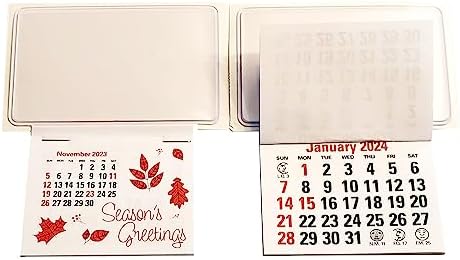 Amazon.com : 2024 Peel and Stick Up Adhesive Business Card Auto Car Truck  Calendar Blank Clear Pocket (Set of 3) : Office Products