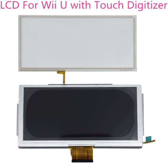 Miniatura 5 de Pantalla LCD de repuesto con pantalla táctil digitalizador de cristal para Nintendo Wii U WiiU Gamepad (nuevo, no desmontaje piezas)