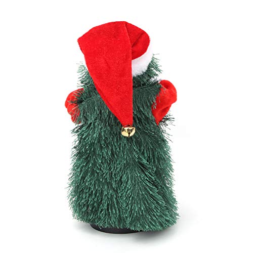 Fournyaa Elektrische dansende muziek kerstboom pop, kerstpop, kerstdecoratie, decoratief voor kerst Desktop Ornament… - Afbeelding 4