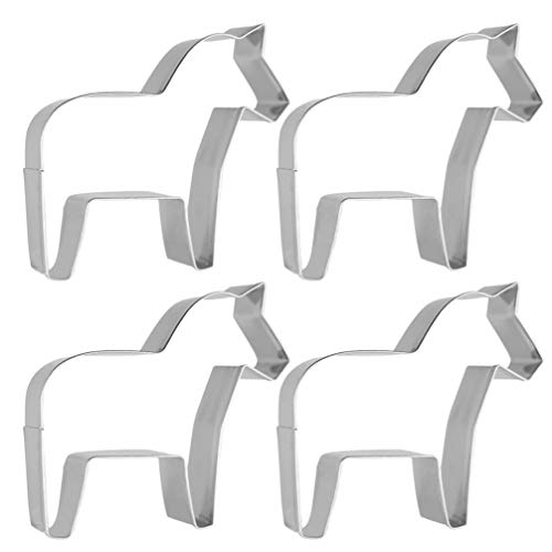 4 Pcs Círculo Estêncil Cortador De Massa De Pastel Cortador De Biscoito De Metal Kits Infantis Molde
