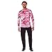 Rothco Long Sleeve Color Camo T-Shirt - Comfortable Tee for Outdoor Adventure, Pink Camo, Large