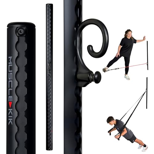 Aluminum Wall-Mounted Anchor Fitness System - Adjustable, Multi-Functional, Space Saving Home Gym Solution for Strength Training, Workout Goals | 100+ Exercises, Easy Installation, 300lbs Capacity