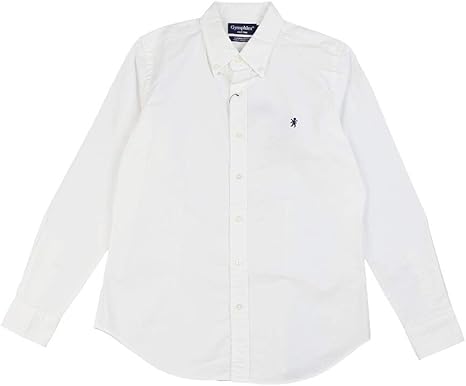 Amazon ジムフレックス ボタンダウンシャツ レディース White Wht 12 S シャツ ブラウス 通販