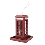  Vogelfutter Futterstelle The phone house, Englische Telefonzelle Vogel Futtervilla