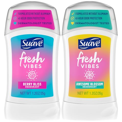 Suave Aluminum-Free Deodorant, Kids & Teen Girls – Fresh...