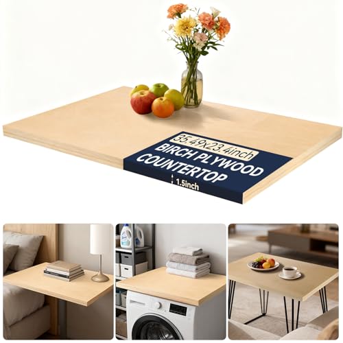 3FT Birch Plywood Countertop, 35.49