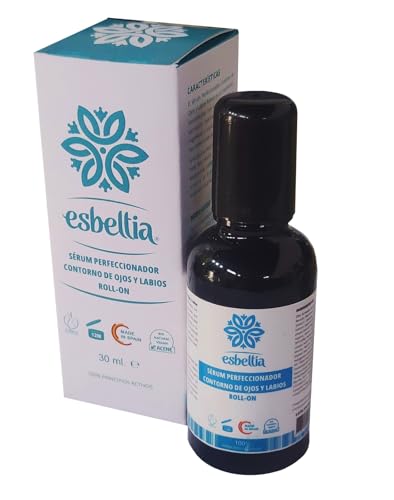 Esbeltia Bio Cosmetics Contorno Ojos Serum y Labios 30 ml | Serum Facial Antiedad Hidrata y Rejuvenece | Roll On Ojeras y Bolsas Hidrata, Reafirma y Revitaliza | Contorno de Ojos Roll On