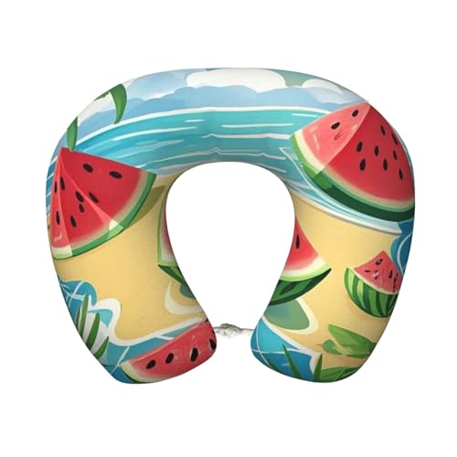 Almohada de espuma viscoelástica forma U para cuello