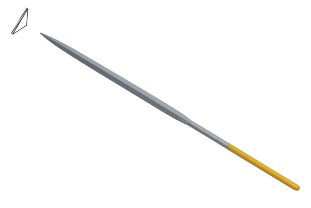 Grobet Swiss Pattern File Inox Needle 7" Barrette Cut 2