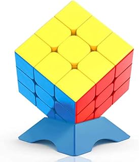 FAVNIC 魔方 マジックキューブ ステッカーレス 立体パズル 競技用 2x2x2 3x3x3 プロ向け 達人向け 中級者向け 世界基準配色 ポップ防止 (無磁競技版 3x3x3)