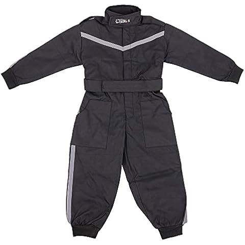Zorax Black S (5-6 Years) CUB Kids Children Motocross Suit - ATV Dirt Quad Bike Karting Motorbike Clothing Cover