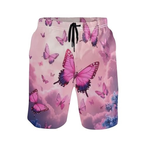 Mens Swim Trunks with Pockets Beach Shorts with Mesh 4 Way Stretch Quick Dry Board Bathing Beach Swimwear