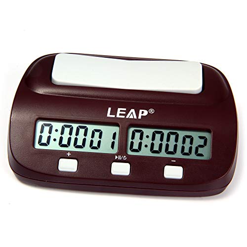 Professional Leap Pq9907S Digital Chess Clock Count Up Down Timer With Clock #TOP1