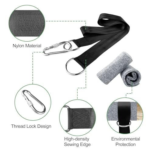 Sangle de suspension pour balançoire robuste supportant 400 kg