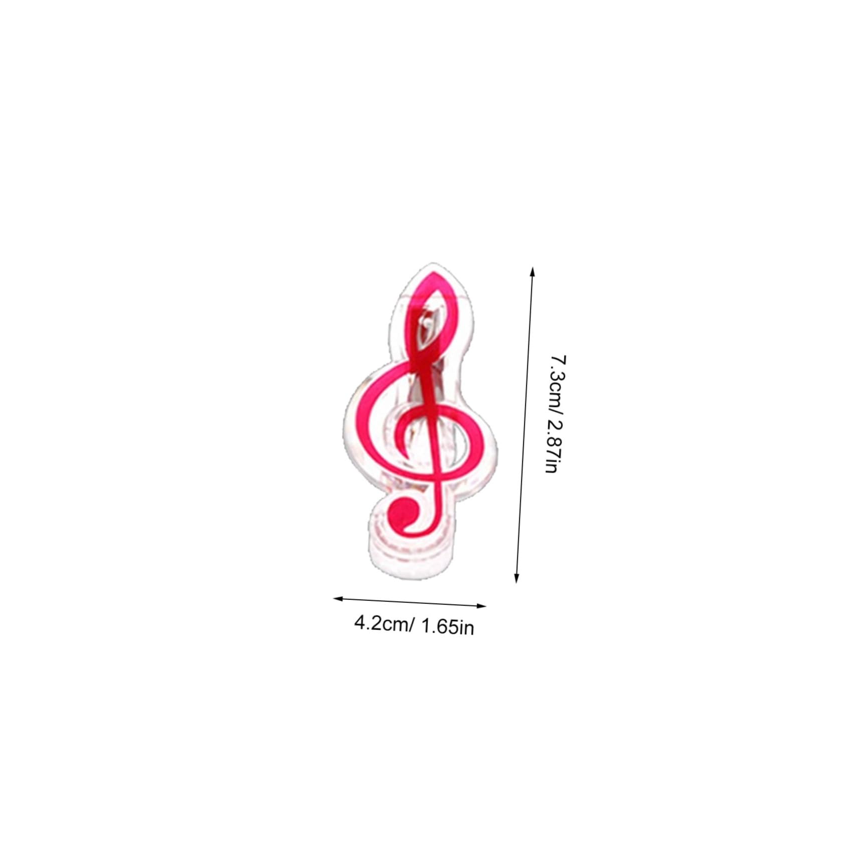 Clip Spartito per Pianoforte 10 Pezzi in Abs, Pratico Fermapagine | Colori Note Musicali, Tiene le Pagine Aperte, Adatto a Pianista e Amante della Musica