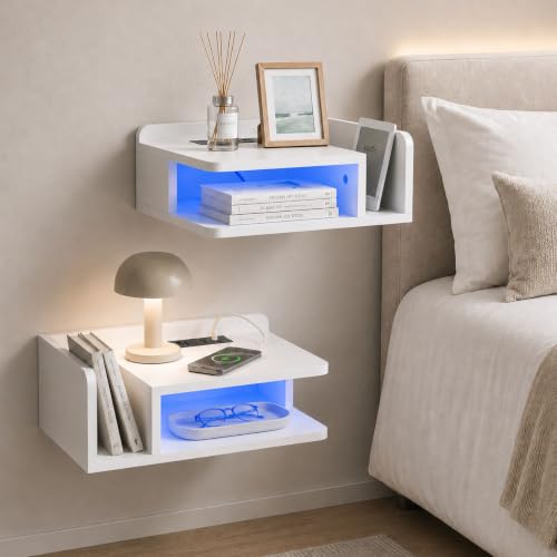 Afuly Floating Nightstand Set of 2