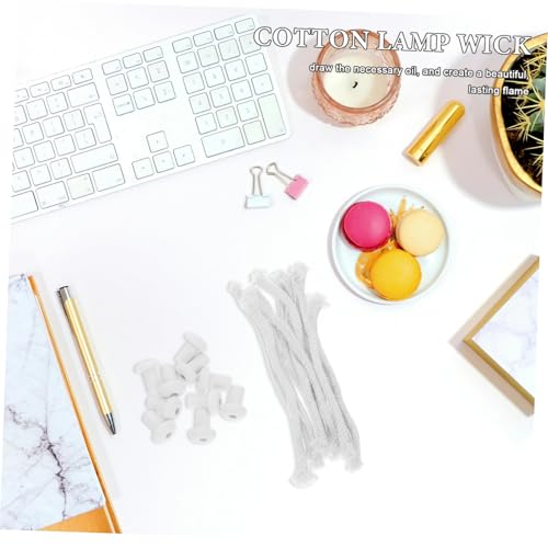 Set de 10 mechas para lámpara de laboratorio con soporte de cerámica miniatura 4