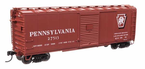 Walthers Proto 920-102307 HO Scale 40' X29B Boxcar - Ready to Run - Pennsylvania Railroad #27513 (Shadow Keystone Script)