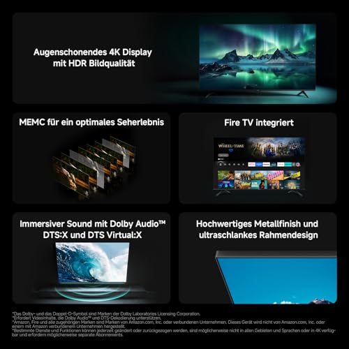 ideal für moderne Wohnzimmer. (112 Zeichen) - Detailansicht von Xiaomi TV F 43 4K UHD Fire TV Test – Dealfoxx.de