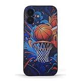 BDWISGLD Compatible with iPhone 17 case Cool-Sports Funny Basketball Design Pattern-Non-Slip Shockproof Case for iPhone 17-Suitable for Boys Girls Men Women 6.3 inches