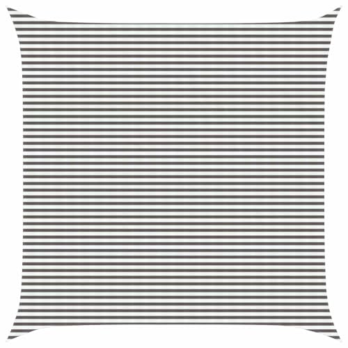 Voile d'ombrage haute densité 7x7m carré avec fixations acier inoxydable
