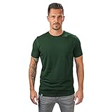 🌲 Herren Merino T-shirt : Unser CORESPUN Merino T Shirt Männer mit 86% Merino Anteil vereint Merino Komfort mit Synthetik Eigenschaften. Die beste Merinowolle für bewährten Klima- und Tragekomfort.