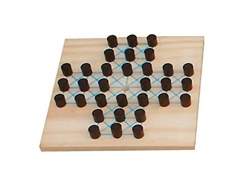 Brinquedos Educativos - Jogo Resta 1-20x20cm 32 Peças