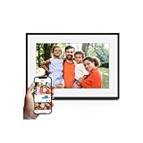 Loop Wi-Fi Digital Picture Frame with Touch Screen – 10-Inch Digital Photo Frame for Home – Text Message...