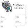 New Bitaxe Miner NerdQaxe++ Hydro Rev 6.1 6T 100W BTC Miner 2.4G WiFi 16.5 J/TH Crypto Machine, Quiet Open-Source Mining Machine, High Efficiency for BTC Mining