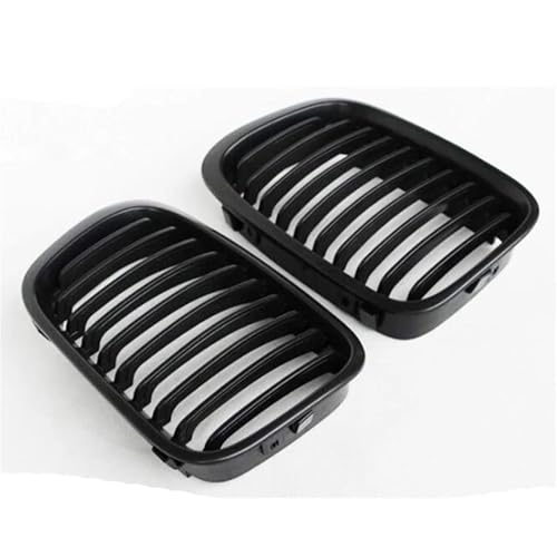 Parrilla delantera para E46 3 Series 1998-2001 en ABS negro 2