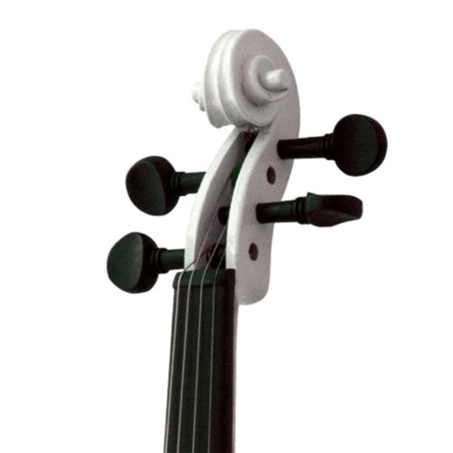 Mendini 16-Inch MA-White Solid Wood Viola with Case, Bow, Rosin, Bridge and Strings