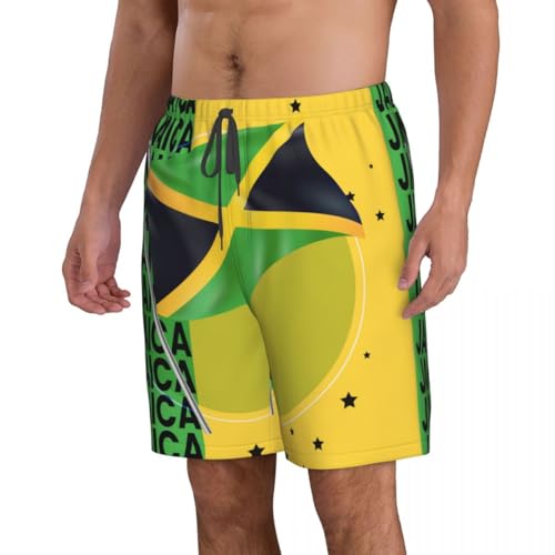 Jamaica Men's Swim Trunks Quick Dry Board Shorts Beach Swimsuit with Pockets Mesh Lining3