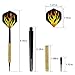 Accmor 12 Pcs Darts Plastic Tip, Soft Tip Darts Set, 14g Plastic Tipped Dart, Attach Extra 36 Black 2BA Replacement Tips, Soft Tip Darts for Electronic/Plastic Dartboard