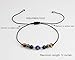 QqzsJewls Evil Eye Beaded Bracelets for Women Men, Empath Energy Triple Protection Gifts for Her Him, Tiger Eye Tourmaline Hematite Natural Healing Stone Bracelets