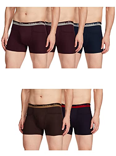 Image of Jon Men Trunks, Outer Pockets, 100% Cotton, Breathable Fabric, Pack of 5