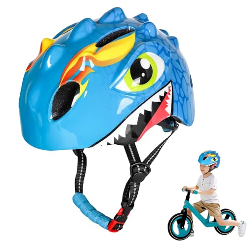 Fahrradhelm Kinder,Verstellbarer Kinderhelm für Jungen und Mädchen im...