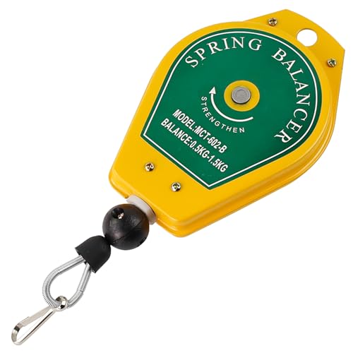 Equilibrador de resorte 3m para evitar fatiga sujetando herramientas ligeras de 0.5 a 1.5kg
