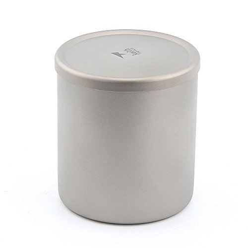 Keith 220ml/600ml Titanium Mug Vacuum Cup Double Walled Ultralight Titanium Mugs Cups Lightweight Portable Camping Hiking (Ti3302-300ml) - Image 2